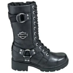 Harley Davidson Boots: Women's 83736 9 Inch Eda Motorcycle Boots -Overlook Boots shop harley davidson d83736 o 01