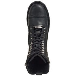 Harley Davidson Boots: 83853 Side Zip Women's Black Balsa Motorcycle Boots -Overlook Boots shop harley davidson d83853 t 01