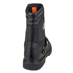 Harley Davidson Boots: Men's Black 95194 Booker Side Zip Boots -Overlook Boots shop harley davidson d95194 t 01 2