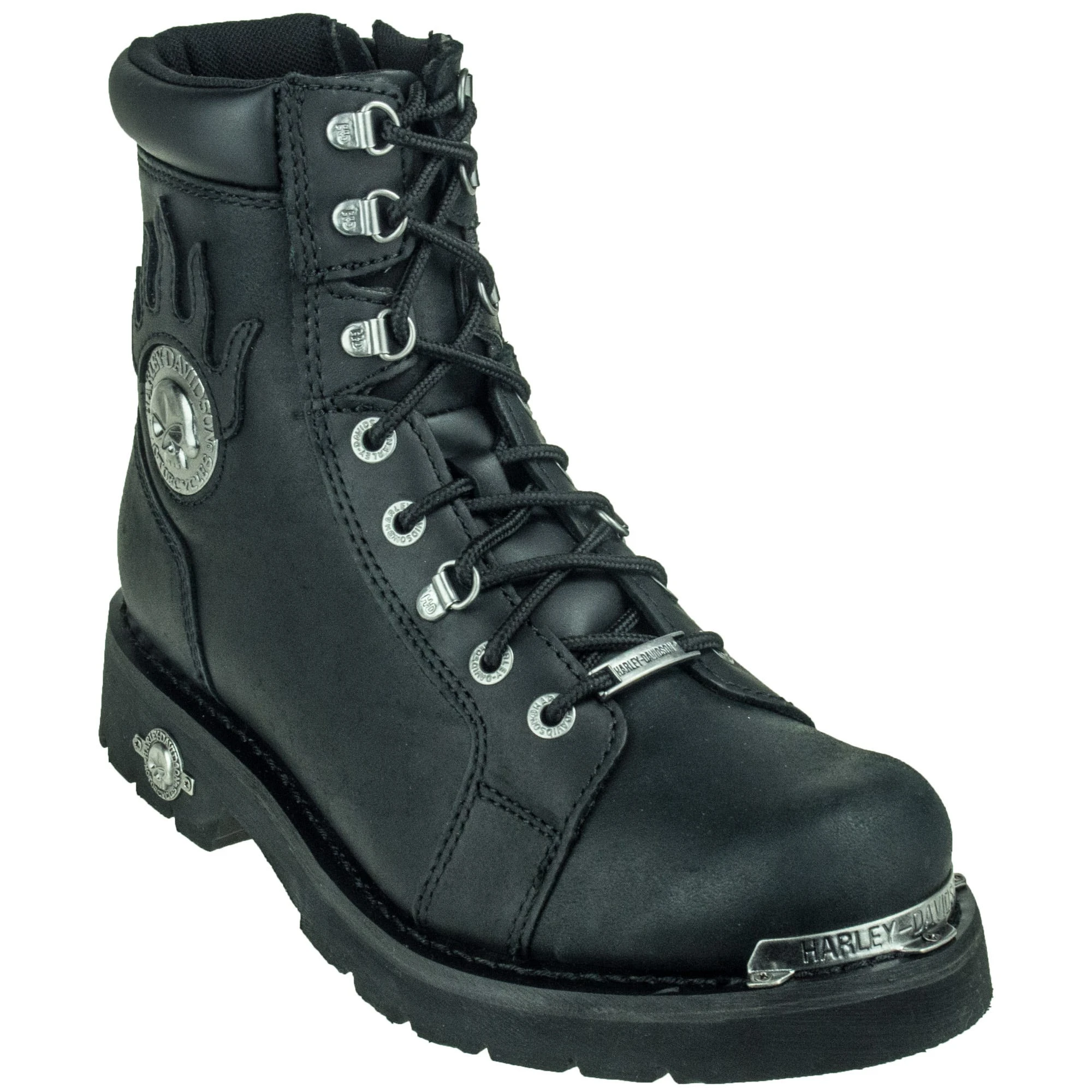 Harley Davidson Boots: Men's Black Diversion D94169 Side Zip Boots 8 Harley Davidson Boots: Men's Black Diversion D94169 Side Zip Boots - Image 6