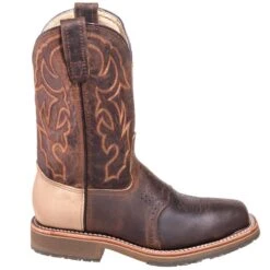 Double H Boots: Men's DH3567 Brown USA-Made Square Steel Toe EH Work Boots -Overlook Boots shop hh dh3567 o 01