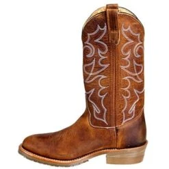 Double H Boots: Men's USA-Made DH1552 Brown Cowboy Boots -Overlook Boots shop image 49184
