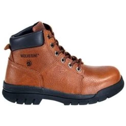 Wolverine Boots: Men's 4713 Steel Toe Slip Resistant Work Boots -Overlook Boots shop image 50487