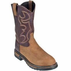 Rocky Boots: Men's Round Toe Slip-Resistant Cowboy Boots 2732 -Overlook Boots shop image 50651