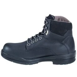 Wolverine Boots: Men's Black 3123 DuraShock Slip-Resistant Work Boots -Overlook Boots shop image 54098