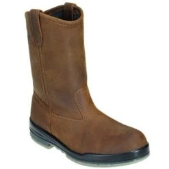 Wolverine Boots: Men's 3367 Insulated Waterproof Brown Wellington Boots -Overlook Boots shop image 59640