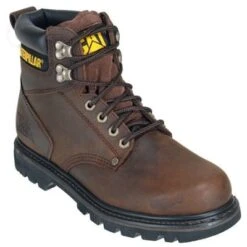 Caterpillar Boots: Men's Brown 6 Inch Climasphere 72593 EH Work Boots