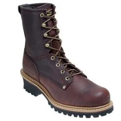 Carolina Boots: Men's 821 Logger EH Plain Toe Work Boots -Overlook Boots shop image 69581