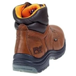 Timberland PRO Boots: Men's Brown 26063 TiTAN Safety Toe EH 6" Work Boots -Overlook Boots shop image 73518
