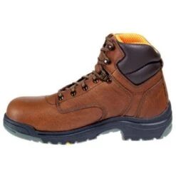Timberland PRO Boots: Men's Brown 26063 TiTAN Safety Toe EH 6" Work Boots -Overlook Boots shop image 73520
