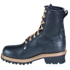 Carolina Boots: Men's Black Waterproof CA8823 Logger EH Work Boots -Overlook Boots shop image 77374
