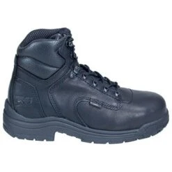 Timberland PRO Boots: Men's TiTAN 26064 Black Alloy Toe EH Work Boots -Overlook Boots shop image 82022
