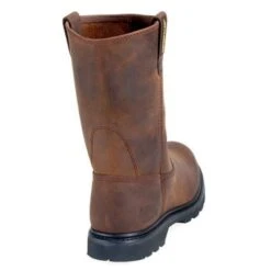 Caterpillar Boots: Men's Brown Revolver Slip-On 72191 Wellington Slip-Resistant Boots -Overlook Boots shop image 85168