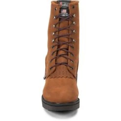 Justin Boots: Men's 760 USA Made 8 Inch EH Work Boots -Overlook Boots shop jst 008 760edit