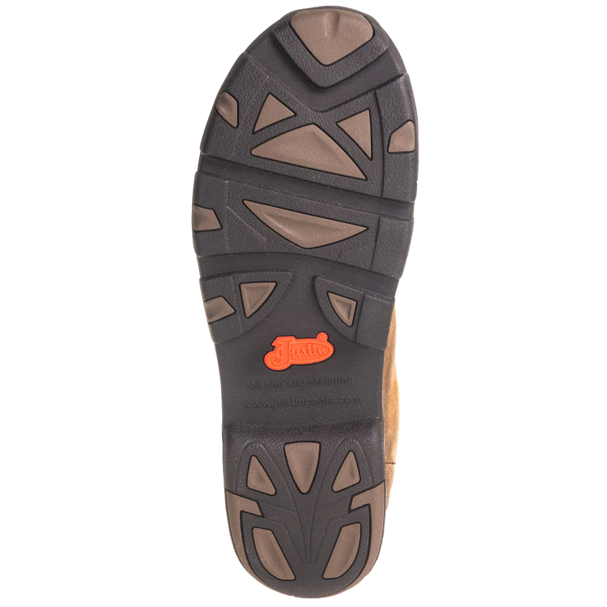 Justin Boots: Men's 235 Dark Brown Steel Moc Toe EH Work Boots 3 Justin Boots: Men's 235 Dark Brown Steel Moc Toe EH Work Boots