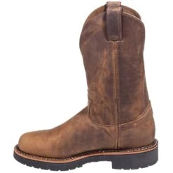 Justin Boots: Men's 4440 Gaucho Brown EH Wellington Boots -Overlook Boots shop justin 4440 i 01