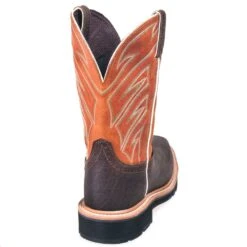 Justin Boots: Men's SE4561 Steel Toe EH Stampede Cowboy Work Boots -Overlook Boots shop justin 4561 090 b 01