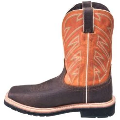 Justin Boots: Men's SE4561 Steel Toe EH Stampede Cowboy Work Boots -Overlook Boots shop justin 4561 090 i 01
