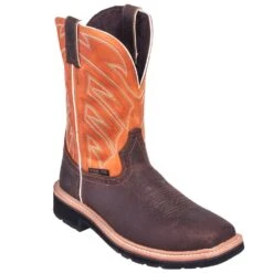 Justin Boots: Men's SE4561 Steel Toe EH Stampede Cowboy Work Boots -Overlook Boots shop justin 4561 090 p 01
