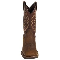 Justin Boots: Men's 7222 Dark Brown 11-Inch Chet Cowboy Boots -Overlook Boots shop justin 7222 f 01