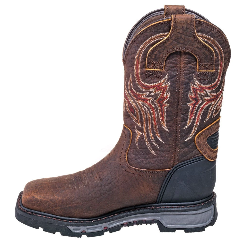 Justin Boots: Men's WK2111 Square Steel Toe Waterproof Commander X5 Pull-On Work Boots 7 Justin Boots: Men's WK2111 Square Steel Toe Waterproof Commander X5 Pull-On Work Boots - Image 5