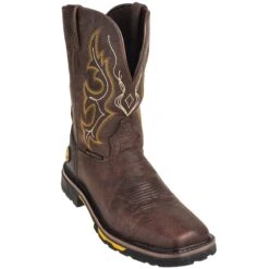 Justin Boots: Men's SE4624 Rustic Barnwood Hybred EH Cowboy Boots -Overlook Boots shop justin wk4624 p 01