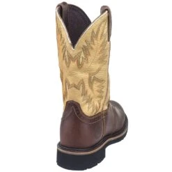 Justin Boots: Men's SE4660 Brown Stampede Cowboy Boots -Overlook Boots shop justin wk4660 080 b 01