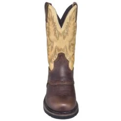 Justin Boots: Men's SE4660 Brown Stampede Cowboy Boots -Overlook Boots shop justin wk4660 080 f 01
