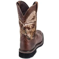 Justin Boots: Men's SE4676 RealTree Square Toe Cowboy Boots -Overlook Boots shop justin wk4676 b 01