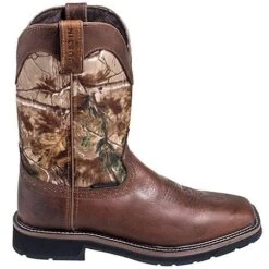 Justin Boots: Men's SE4676 RealTree Square Toe Cowboy Boots -Overlook Boots shop justin wk4676 o 01