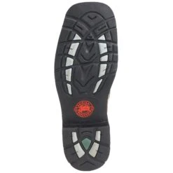 Justin Boots: Men's SE4684 Steel Toe EH White Cowhide 11-Inch Cowboy Work Boots -Overlook Boots shop justin wk4684 s 01