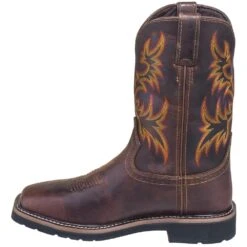 Justin Boots: Men's SE4689 Brown Waterproof Stampede Boots 13 Justin Boots: Men's SE4689 Brown Waterproof Stampede Boots -Overlook Boots shop justin wk4689 080 i 01