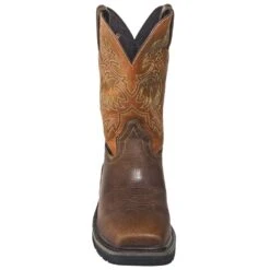 Justin Boots: Men's SE4812 Tan Composite Toe EH Non-Metallic Stampede Work Boots 14 Justin Boots: Men's SE4812 Tan Composite Toe EH Non-Metallic Stampede Work Boots -Overlook Boots shop justin wk4812 090 f 01