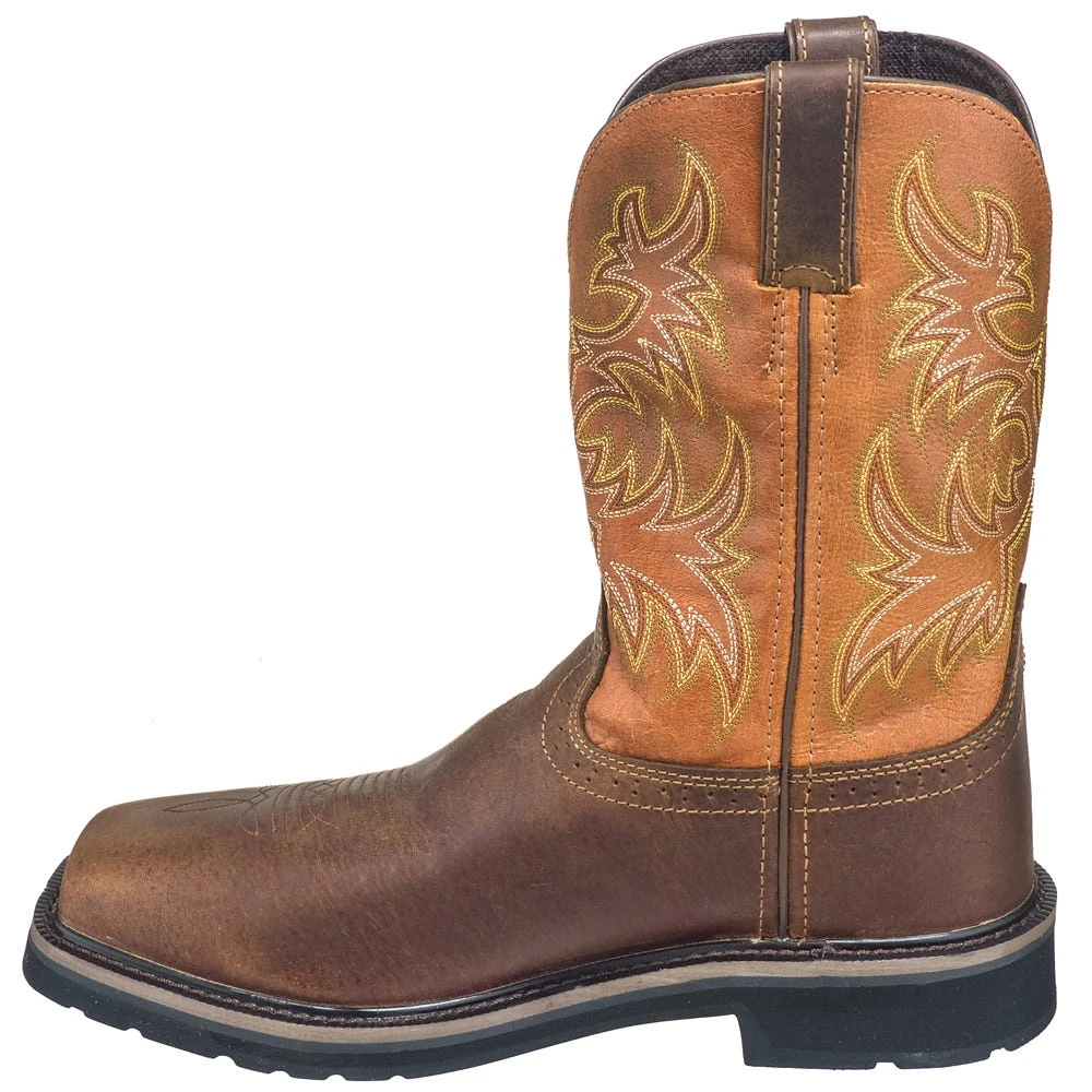 Justin Boots: Men's SE4812 Tan Composite Toe EH Non-Metallic Stampede Work Boots 7 Justin Boots: Men's SE4812 Tan Composite Toe EH Non-Metallic Stampede Work Boots - Image 5
