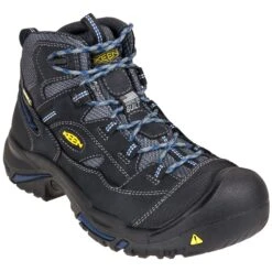 KEEN Utility Boots: Men's 1014605 Grey Waterproof EH Braddock Mid Hikers -Overlook Boots shop keen 1014605 p 01