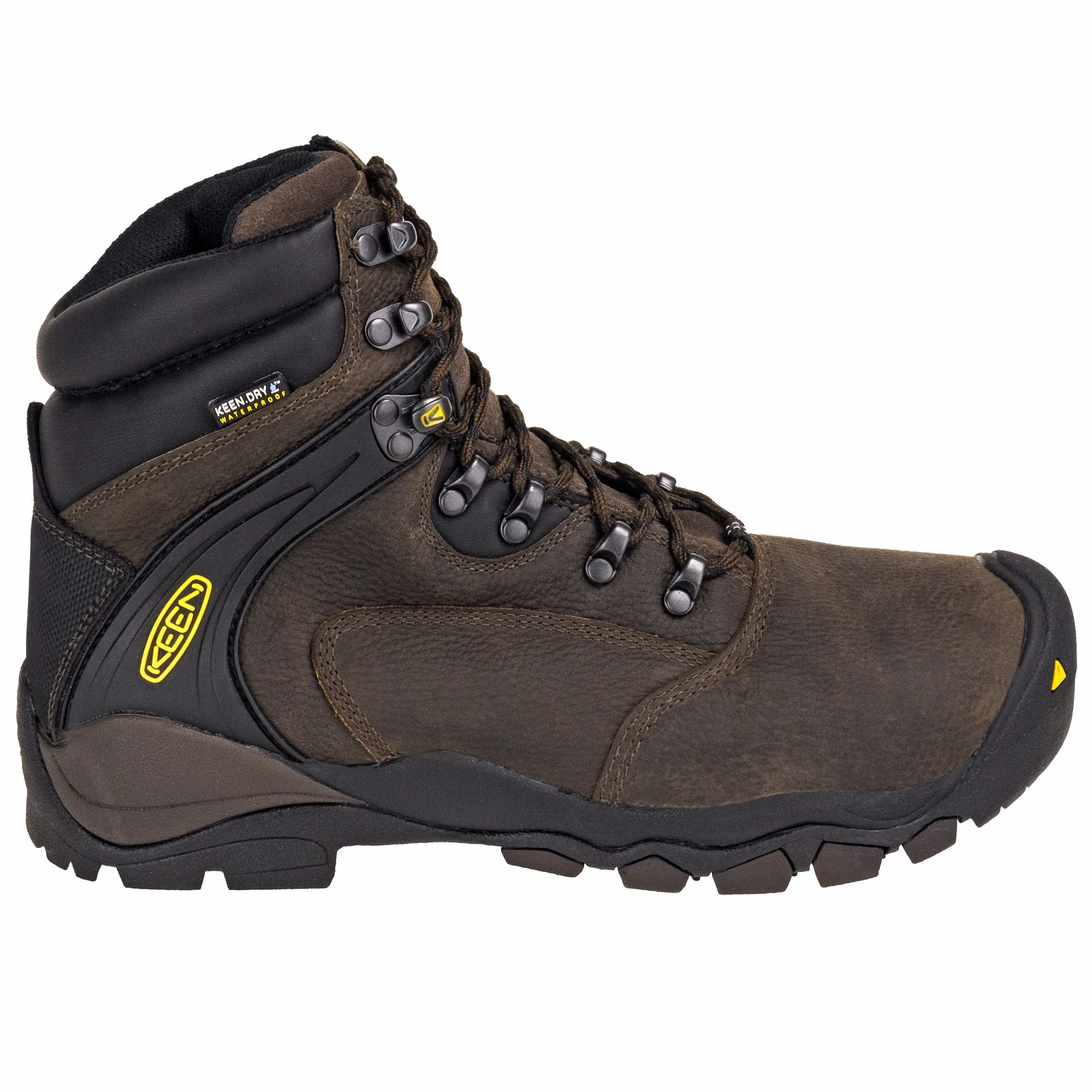 KEEN Utility Boots: Men's 1015401 Steel Toe Brown Waterproof Louisville 6-Inch Work Boots 6 KEEN Utility Boots: Men's 1015401 Steel Toe Brown Waterproof Louisville 6-Inch Work Boots - Image 4