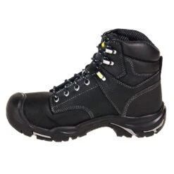 KEEN Utility Boots: Men's 1016778 Black 6-Inch Steel Toe EH Waterproof Mt. Vernon Work Boots -Overlook Boots shop keen 1016778 i 001