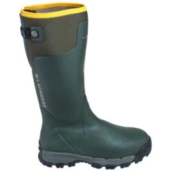 LaCrosse Boots: Men's 376011 Green Insulated Rubber Pro Hunting Boots -Overlook Boots shop lacrosse 376011 o 01