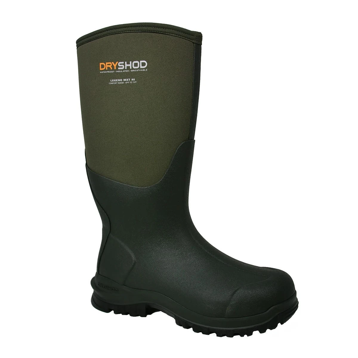 DryShod Boots: Men's LGX-MH-MS Moss/Grey Legend Hi Calf Waterproof Adventure Boot 4 DryShod Boots: Men's LGX-MH-MS Moss/Grey Legend Hi Calf Waterproof Adventure Boot - Image 2