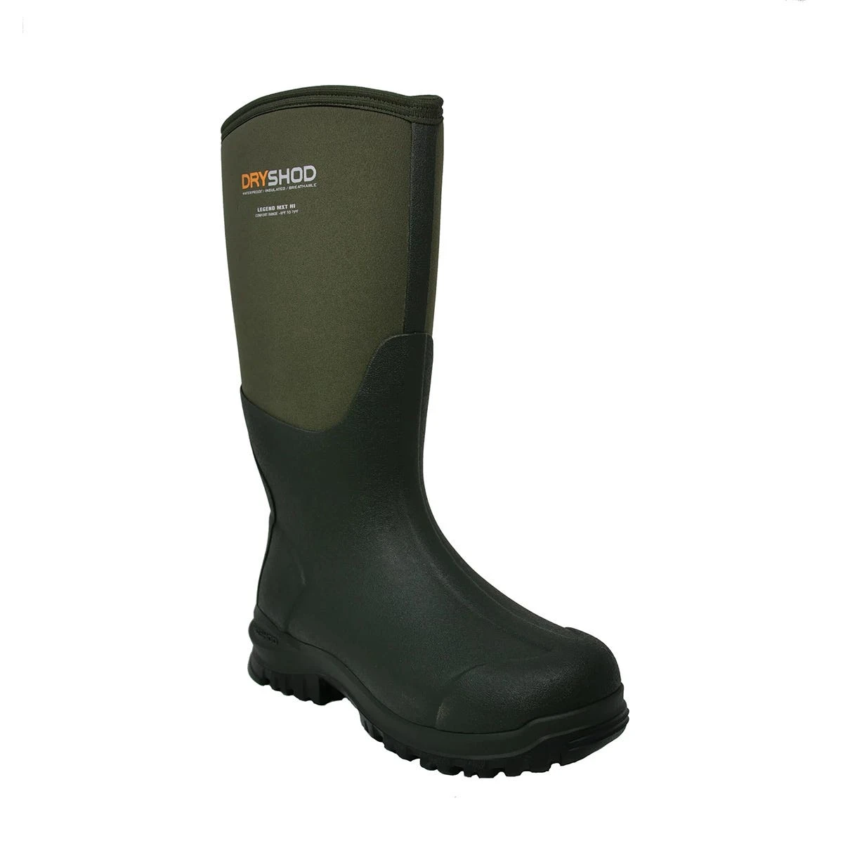 DryShod Boots: Men's LGX-MH-MS Moss/Grey Legend Hi Calf Waterproof Adventure Boot 3 DryShod Boots: Men's LGX-MH-MS Moss/Grey Legend Hi Calf Waterproof Adventure Boot