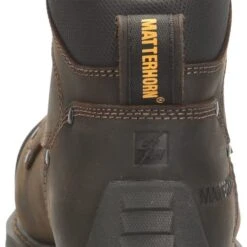 Matterhorn Boots: Men's MT2561 Brown Composite Toe Maximus 2.0 6" Waterproof Work Boot -Overlook Boots shop mt2561 500xauto heel