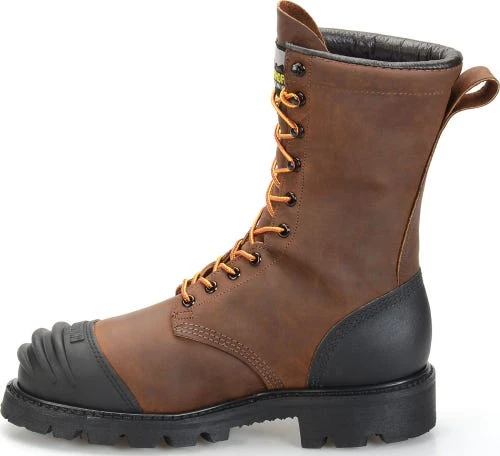 Matterhorn Boots: Men's MT910 Brown 10" Waterproof Steel Toe Internal Metguard Work Boot 5 Matterhorn Boots: Men's MT910 Brown 10" Waterproof Steel Toe Internal Metguard Work Boot - Image 3