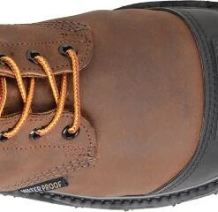 Matterhorn Boots: Men's MT910 Brown 10" Waterproof Steel Toe Internal Metguard Work Boot 15 Matterhorn Boots: Men's MT910 Brown 10" Waterproof Steel Toe Internal Metguard Work Boot -Overlook Boots shop mt910 500xauto top 1