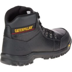 CAT Footwear: Men's P90800 Outline Steel Toe Black Slip-Resistant Boots -Overlook Boots shop p90800 7