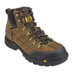 Caterpillar Boots: Men's 6 Inch Brown P90935 Threshold Waterproof Steel Toe Work Boots -Overlook Boots shop p90935 1
