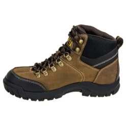Caterpillar Boots: Men's 6 Inch Brown P90935 Threshold Waterproof Steel Toe Work Boots -Overlook Boots shop p90935 5