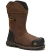 CAT Footwear: Men's P90999 Brown Pull On Combine Waterproof Composite Toe EH Work Boots -Overlook Boots shop p90999 1