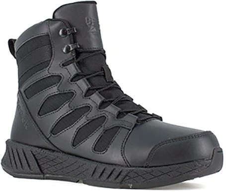 Reebok Boots: Men's RB4355 Black 6 Inch Floatride Energy Tactical Soft Toe Work Boot 3 Reebok Boots: Men's RB4355 Black 6 Inch Floatride Energy Tactical Soft Toe Work Boot