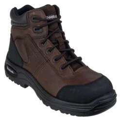 Reebok Boots: Men's Brown RB7755 Composite Toe Trainex Work Boots -Overlook Boots shop rb7755 1