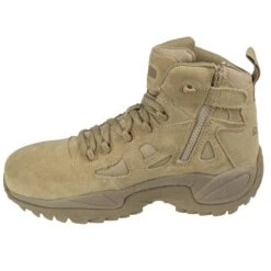 Reebok Boots: Men's Tan RB8694 Rapid Response EH Composite Toe Military Boots -Overlook Boots shop rb8694 4